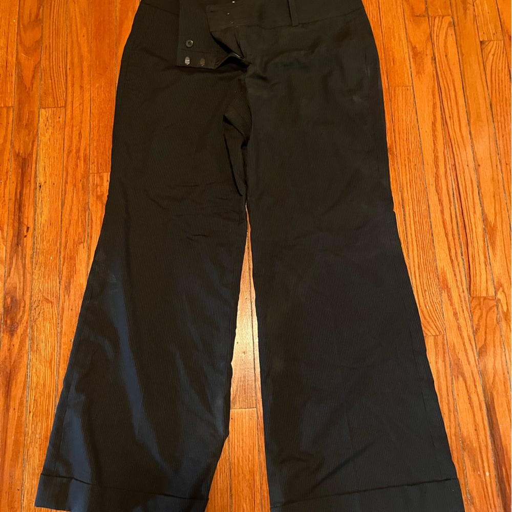 Ann Taylor Black Wide-Leg Pants